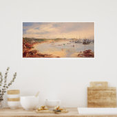 サンフランシスコ，カリフォルニアの港の眺め(0575A) ポスター (キッチン)