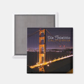 サンフランシスコ・カリフォルニアゴールデンゲートブリッジマグネット マグネット (正面/裏面)