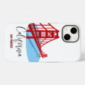 サンフランシスコ・カリフォルニアゴールデンゲートブリッジ Case-Mate iPhoneケース (裏面 (横))