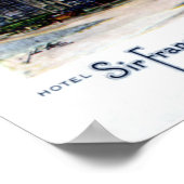 サンフランシスコ・カリフォルニアサー・フランシス・ドレイクホテル ポスター (角)