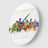 サンフランシスコ・カリフォルニアスカイライン ラージ壁時計 (傾斜)