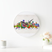 サンフランシスコ・カリフォルニアスカイライン ラージ壁時計 (ホーム)