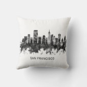 サンフランシスコ・カリフォルニアスカイラインBW クッション (裏面)