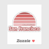 サンフランシスコ・カリフォルニアステッカー シール (シート)