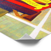 サンフランシスコ・カリフォルニアトロリーカーゴールデンゲート ポスター (角)