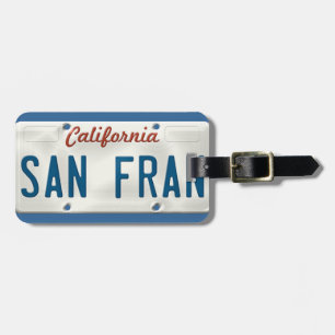 サンフランシスコ・カリフォルニアライセンスプレート ラゲッジタグ