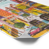 サンフランシスコ・カリフォルニアヴィンテージ旅行ポスター ポスター (角)