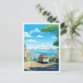 サンフランシスコ・カリフォルニアヴィンテージ旅行 ポストカード (スタンド正面)