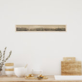 サンフランシスコ,カリフォルニア州パノラママップ – 1862 ポスター (キッチン)