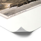 サンフランシスコ，カリフォルニア州パノラママップ – 1876 ポスター (角)