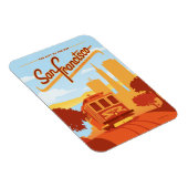 サンフランシスコ，カリフォルニア州 – ザシティバイザベイ マグネット (右側)