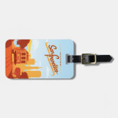 サンフランシスコ，カリフォルニア州 – ザシティバイザベイ ラゲッジタグ (正面横)