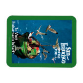 サンフランシスコ，カリフォルニア漁人埠頭 マグネット (横)