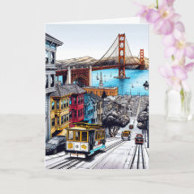 サンフランシスコ，カリフォルニア漫画ブックスタイルアート