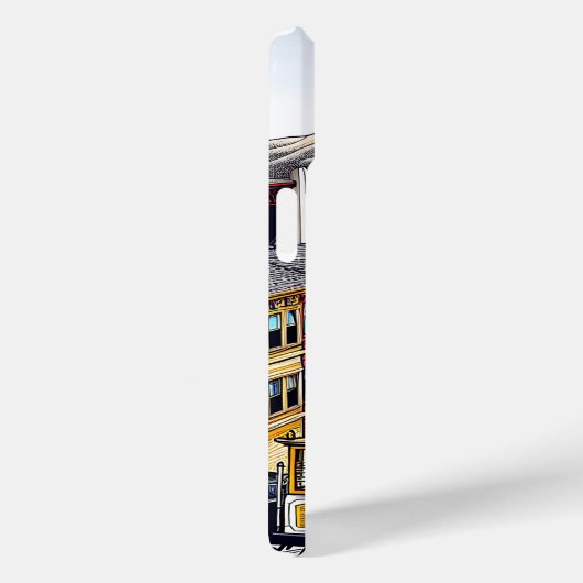 サンフランシスコ,カリフォルニア漫画ブックスタイルアート Case-Mate iPhoneケース (裏面 / 右)