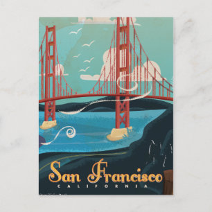 サンフランシスコ カリフォルニア アメリカ 旅行ポスター ポストカード