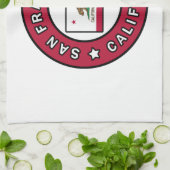 サンフランシスコ・カリフォルニア キッチンタオル (折り畳み)