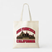 サンフランシスコ,カリフォルニア トートバッグ (裏面)