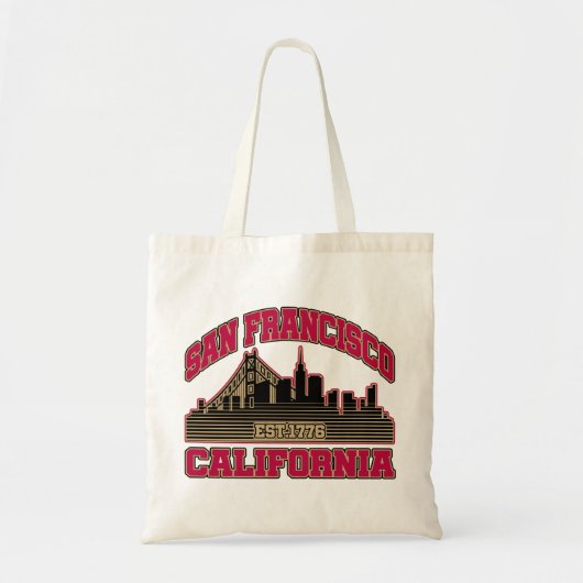 サンフランシスコ,カリフォルニア トートバッグ (正面)