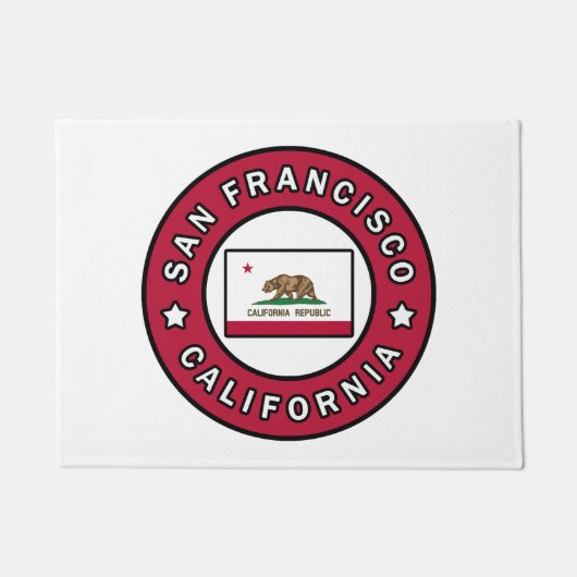 サンフランシスコ・カリフォルニア ドアマット (正面)