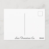 サンフランシスコ・カリフォルニア ポストカード (裏面)