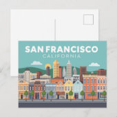 サンフランシスコ カリフォルニア ポストカード (正面/裏面)