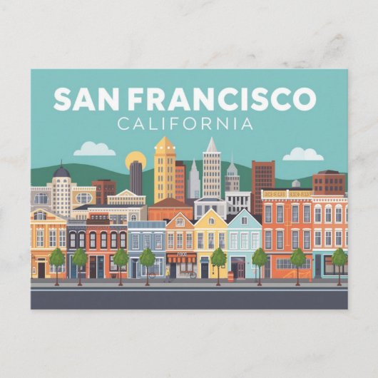 サンフランシスコ カリフォルニア ポストカード (正面)