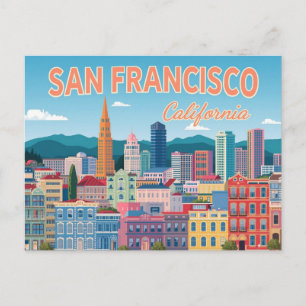 サンフランシスコ カリフォルニア ポストカード
