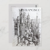 サンフランシスコ・カリフォルニア ポストカード (正面/裏面)