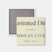 サンフランシスコ・カリフォルニア マグネット (正面/裏面)