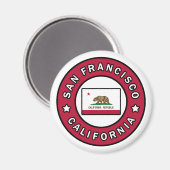 サンフランシスコ・カリフォルニア マグネット (正面/裏面)
