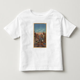 サンフランシスコ、カリフォルニア-上がるケーブル・カー トドラーTシャツ
