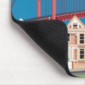 サンフランシスコ、カリフォルニア|湾による都市 マウスパッド (コーナー)