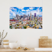 サンフランシスコ，カリフォルニア，統一された州 ポスター (キッチン)