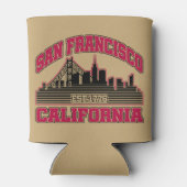 サンフランシスコ，カリフォルニア 缶クーラー (裏面)