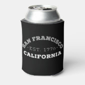 サンフランシスコ・カリフォルニア 缶クーラー (缶裏面)
