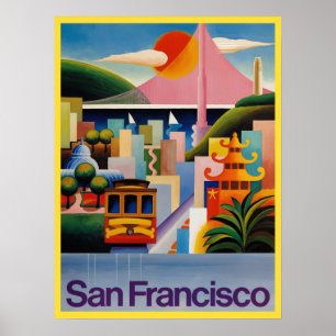 サンフランシスコ カリフォルニア 18x24 ポスター