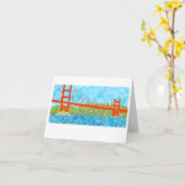 サンフランシスコ カード (黄色い花)