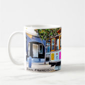 サンフランシスコ ケーブルカー お土産 コーヒーマグ コーヒーマグカップ (左)