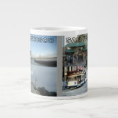 サンフランシスコ・コラージュ ジャンボコーヒーマグカップ (正面)