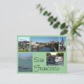 サンフランシスコ・コラージュ ポストカード (スタンド正面)