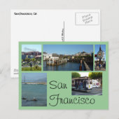 サンフランシスコ・コラージュ ポストカード (正面/裏面)
