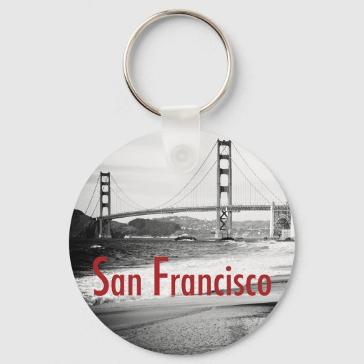 サンフランシスコ・ゴールデンゲートブリッジ キーホルダー (正面)