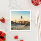 サンフランシスコ・ゴールデンゲートブリッジ スタンダードカクテルナプキン (インサイチュ)