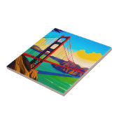 サンフランシスコ・ゴールデンゲートブリッジ タイル (側面)