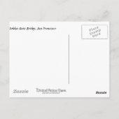 サンフランシスコ・ゴールデンゲートブリッジ ポストカード (裏面)