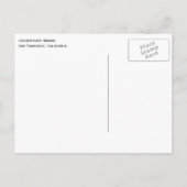 サンフランシスコ・ゴールデンゲートブリッジ ポストカード (裏面)