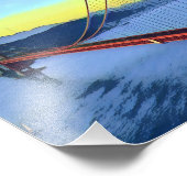 サンフランシスコ – ゴールデンゲート – ブリッジ フォトプリント            (角)