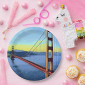 サンフランシスコ – ゴールデンゲート – ブリッジ ペーパープレート (パーティー)