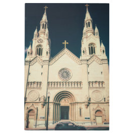 サンフランシスコ・セント・ペテロとポール・チャーチのフロントビュー メタルプリント